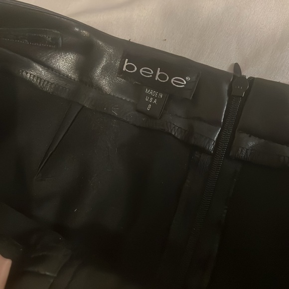 Vintage BEBE Leather Pants - Picture 5 of 7